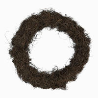 KRANZ Wreath Braun 100/22/100cm - Braun, Naturmaterialien (100cm) - PTMD Collection