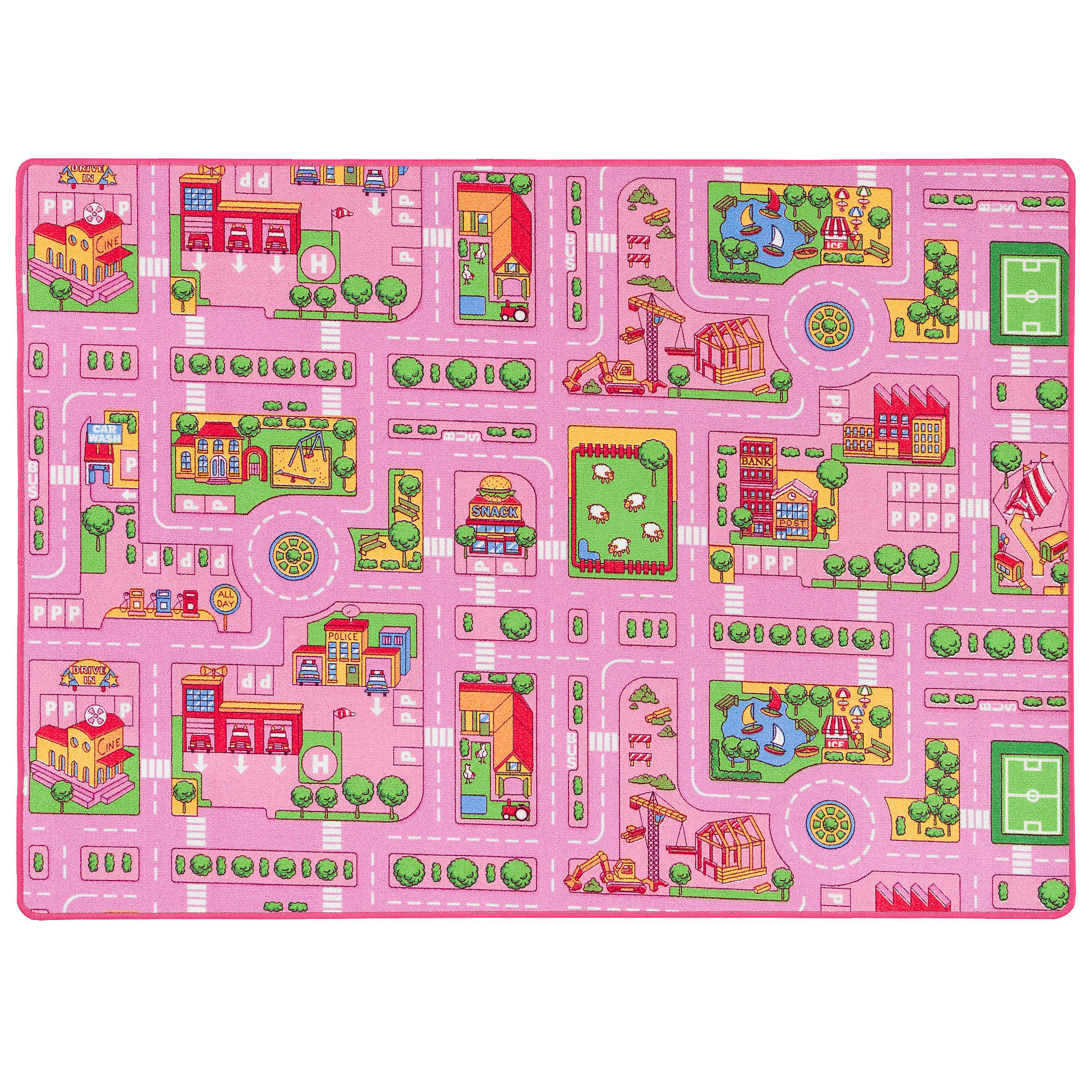STRASSENTEPPICH BEIDSEITIG GIRLS - Rosa, Textil (200/300cm) - Pergamon