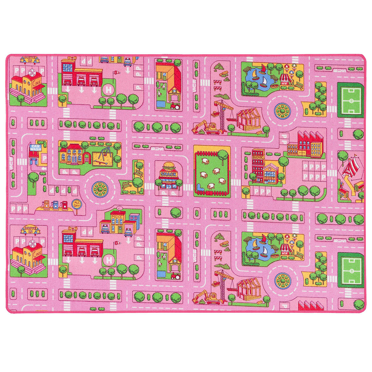 STRASSENTEPPICH BEIDSEITIG GIRLS - Rosa, Textil (200/300cm) - Pergamon
