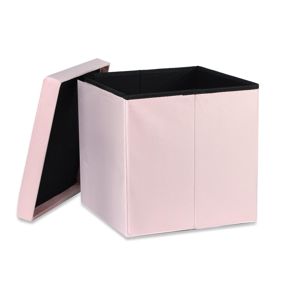 SITZBOX Ravello L mit Knöpfen Rosa Samt - Pink, Textil (38/38/38cm) - Komodee