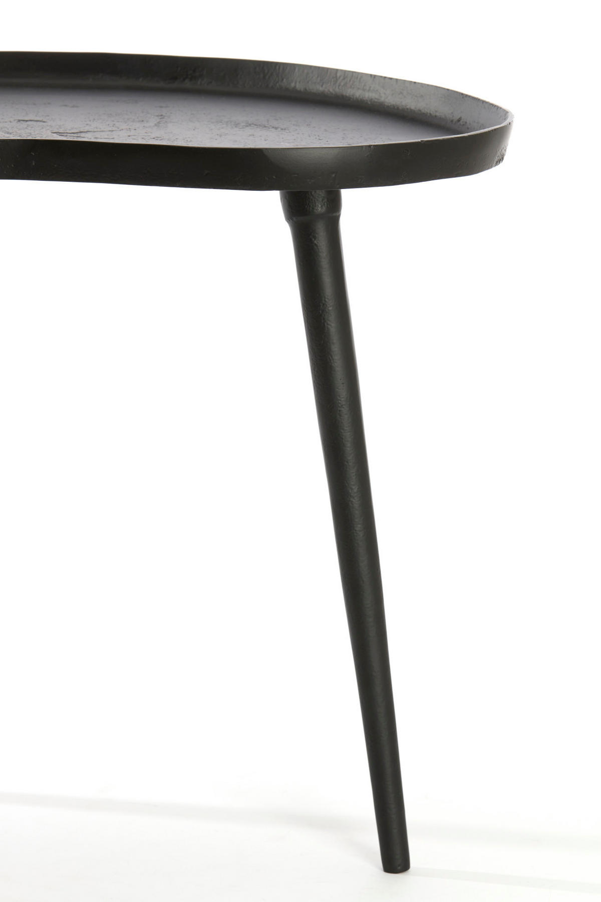 BEISTELLTISCH Lienz Schwarz 67/49/41 cm - Schwarz, Metall (67/49/41cm) - Light & Living