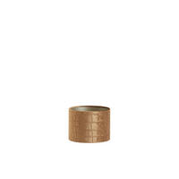 LAMPENSCHIRM Praya Braun Ø20/15 cm - Braun, Textil (20/20/15cm) - Light & Living