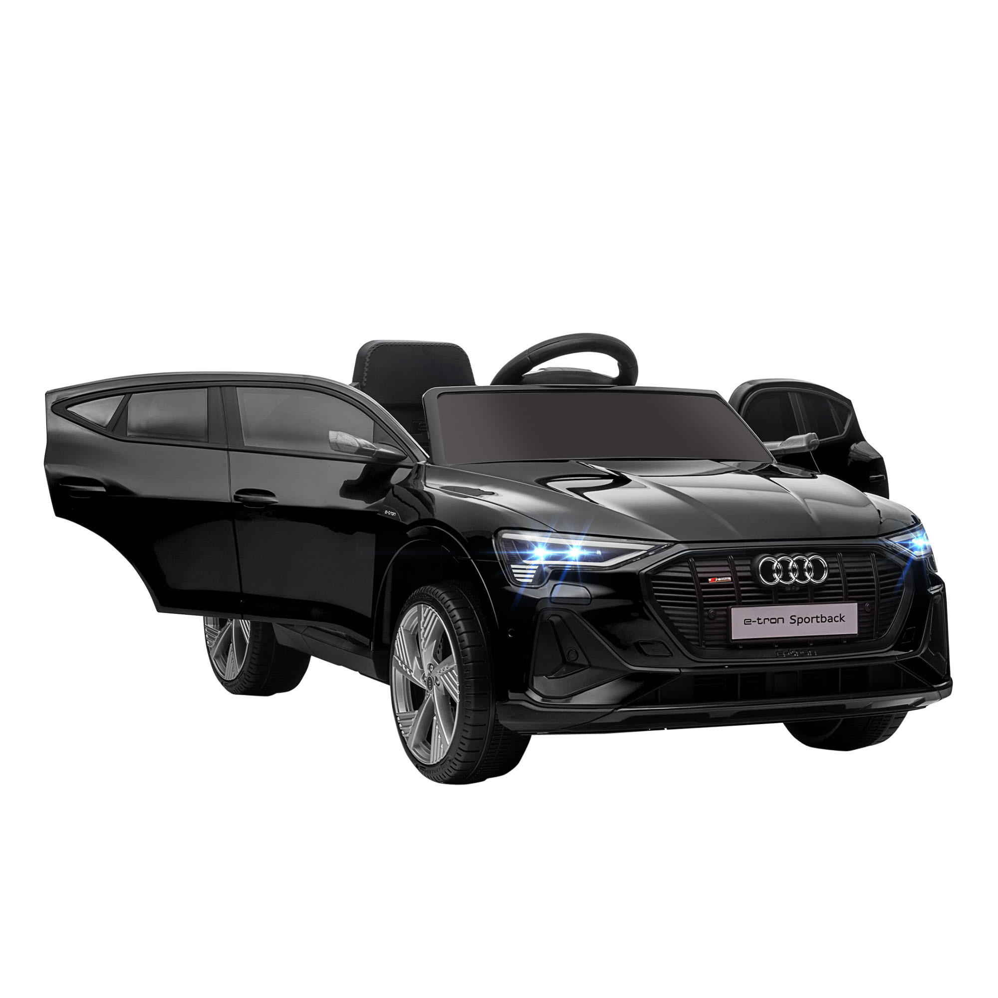 KINDERFAHRZEUG Elektroauto Elektro Kinderauto für kinder ab 3 Jahre Schwarz - Schwarz, Metall (108/60/47cm) - HOMCOM
