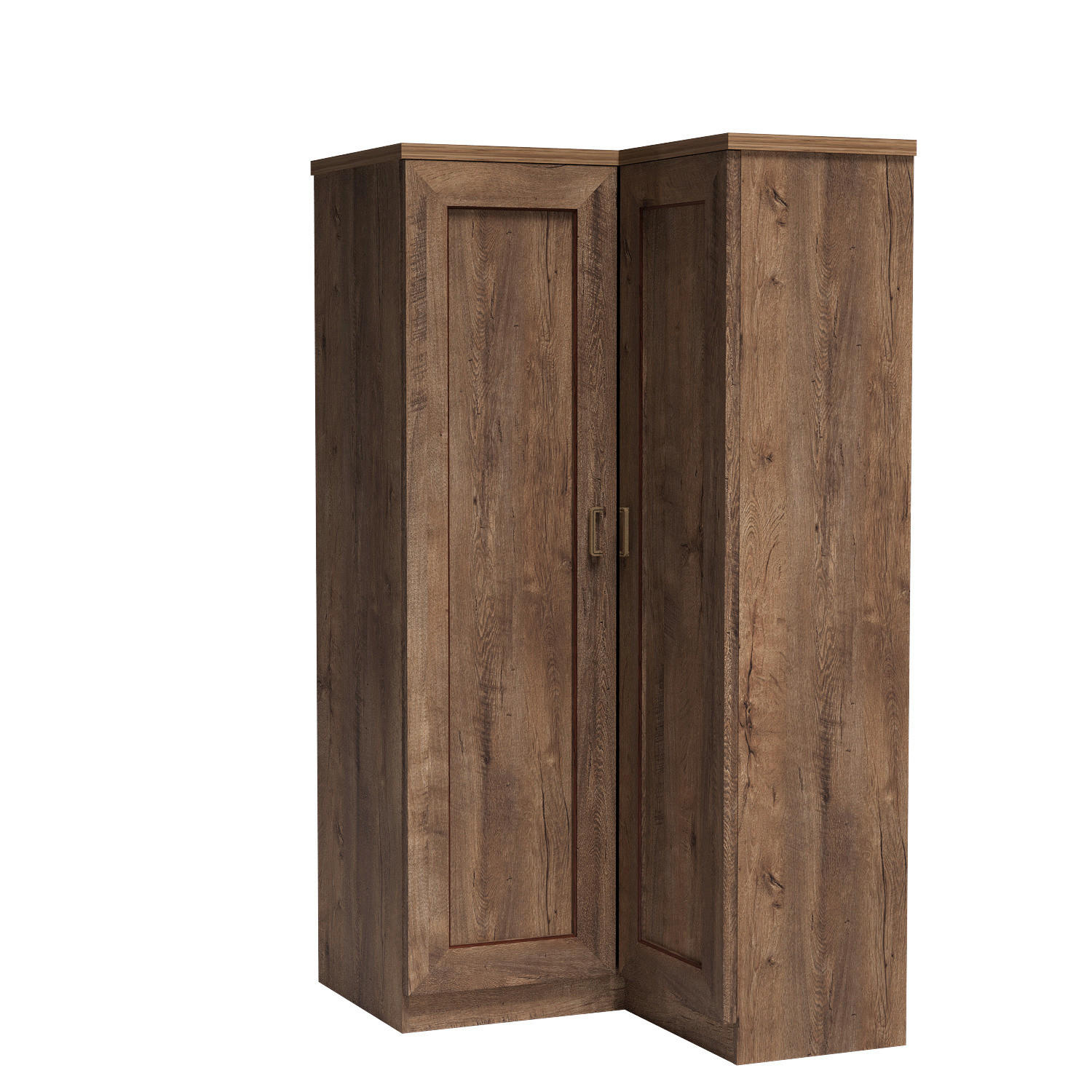 Masseno Drehtürenschrank Braun 110x190x57 cm