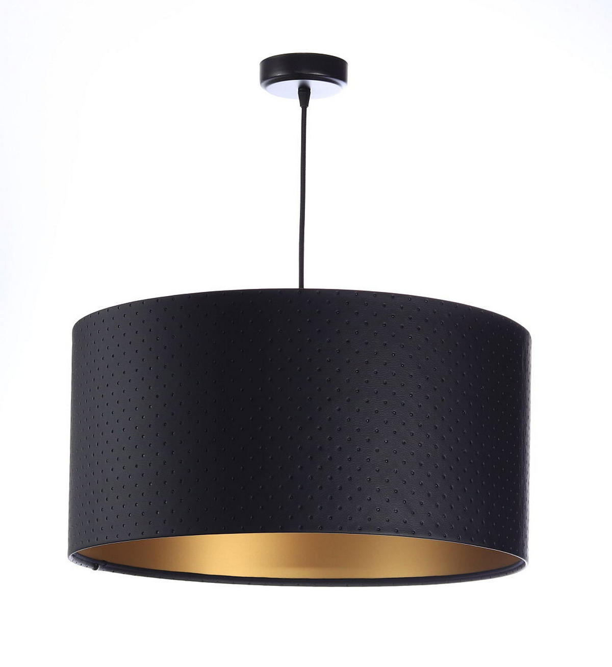 HÄNGELEUCHTE Gold 60/30 cm - Goldfarben/Schwarz, Kunststoff (60/1.1/30cm) - ONZENO