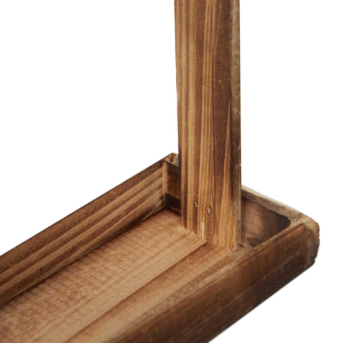 2XVOGELFUTTERHAUS - Hellbraun, Holz (31.5/23.5/8cm) - Relaxdays