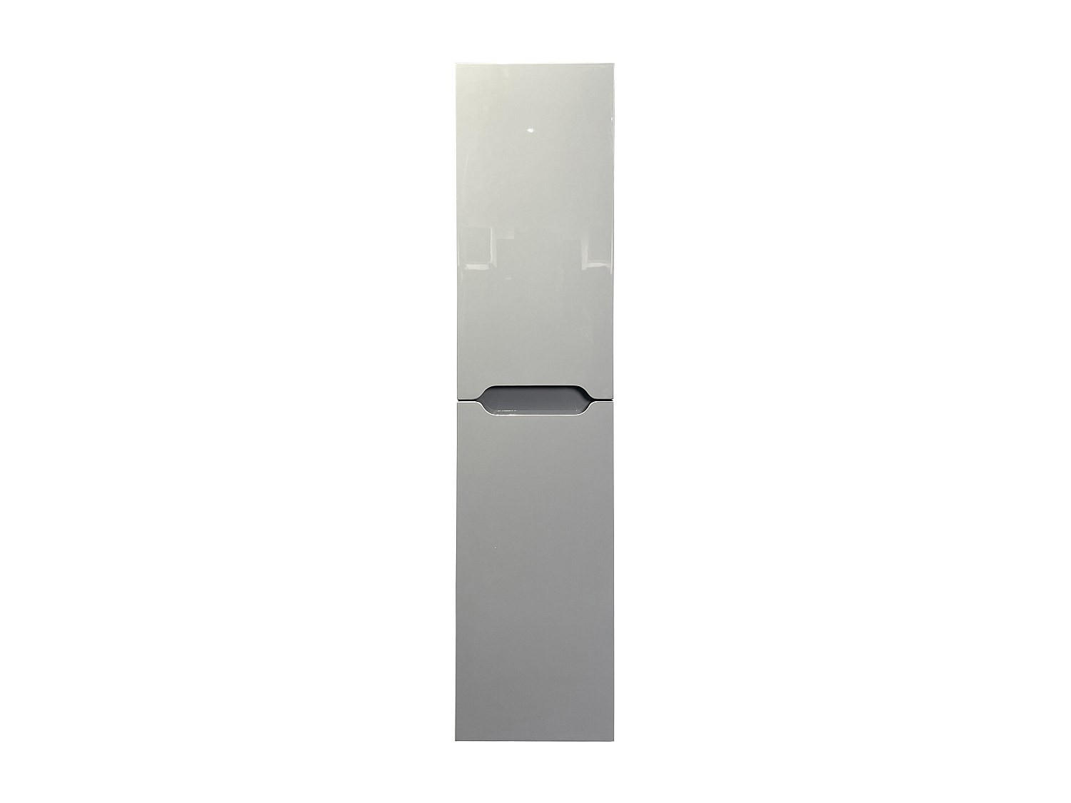 BADSCHRANK - 30 cm x 30 cm - Holz, Platte - Grau STEFANIE - Grau, Holz (30/120/30cm) - Vente-Unique