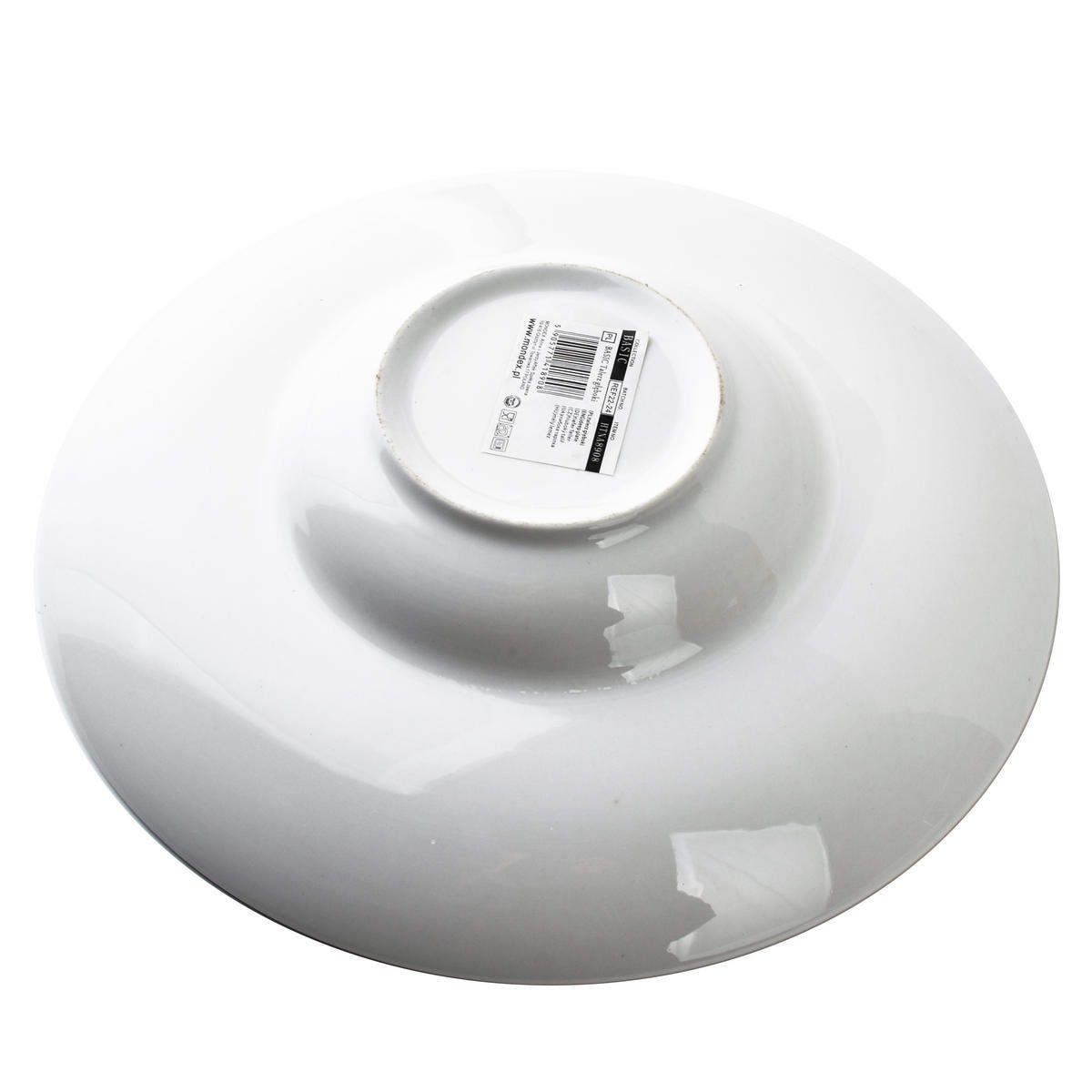 NUDELTELLER Basic Weiß 27/27/5 cm Keramik - Weiß, Keramik (27cm) - Mondex