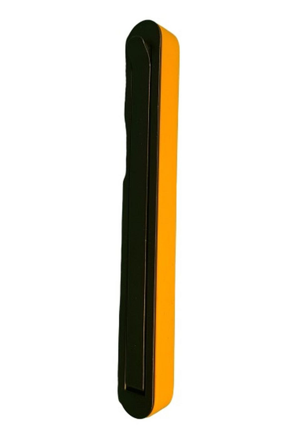 GARDEROBENHAKEN klappbar Wandhaken Klappaken schwarz Silikonring orange - Schwarz, Metall (1.6/14/11cm) - Livingpoint24