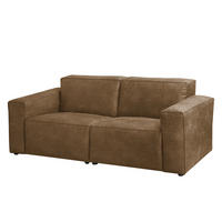 2-SITZER SOFA - Cappuccino, Textil (190/75/96cm) - home24
