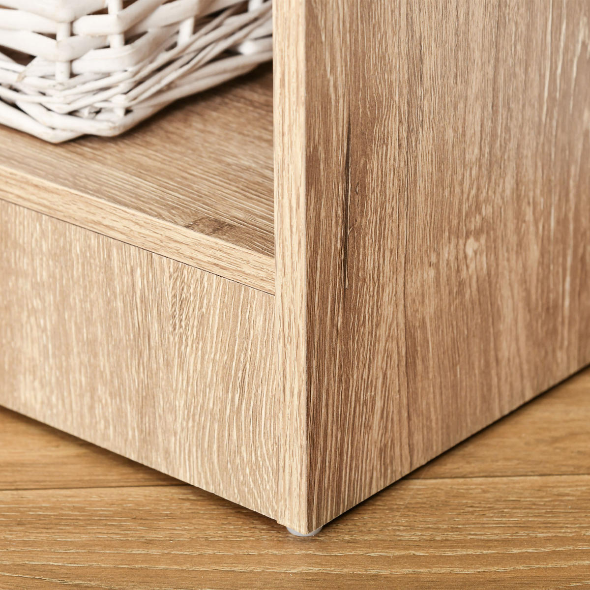 REGAL DE-15561 63/29/176 cm, 3-fach höhenverstellbar Naturholz - Naturfarben, Holzwerkstoff (63/176/29.2cm) - ComfortXL