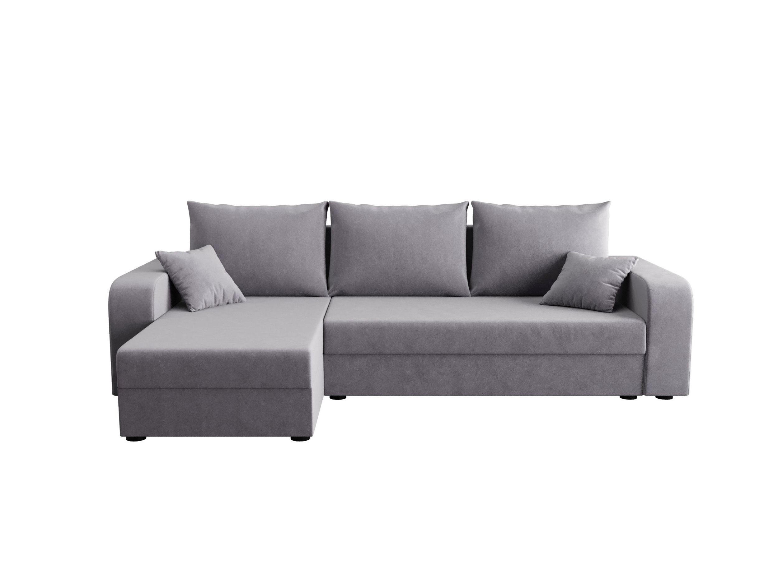 ECKSOFA HEWLET L BIS Itaka 50 Links mit Schlaffunktion - Grau, Textil (240/140cm) - Bedante