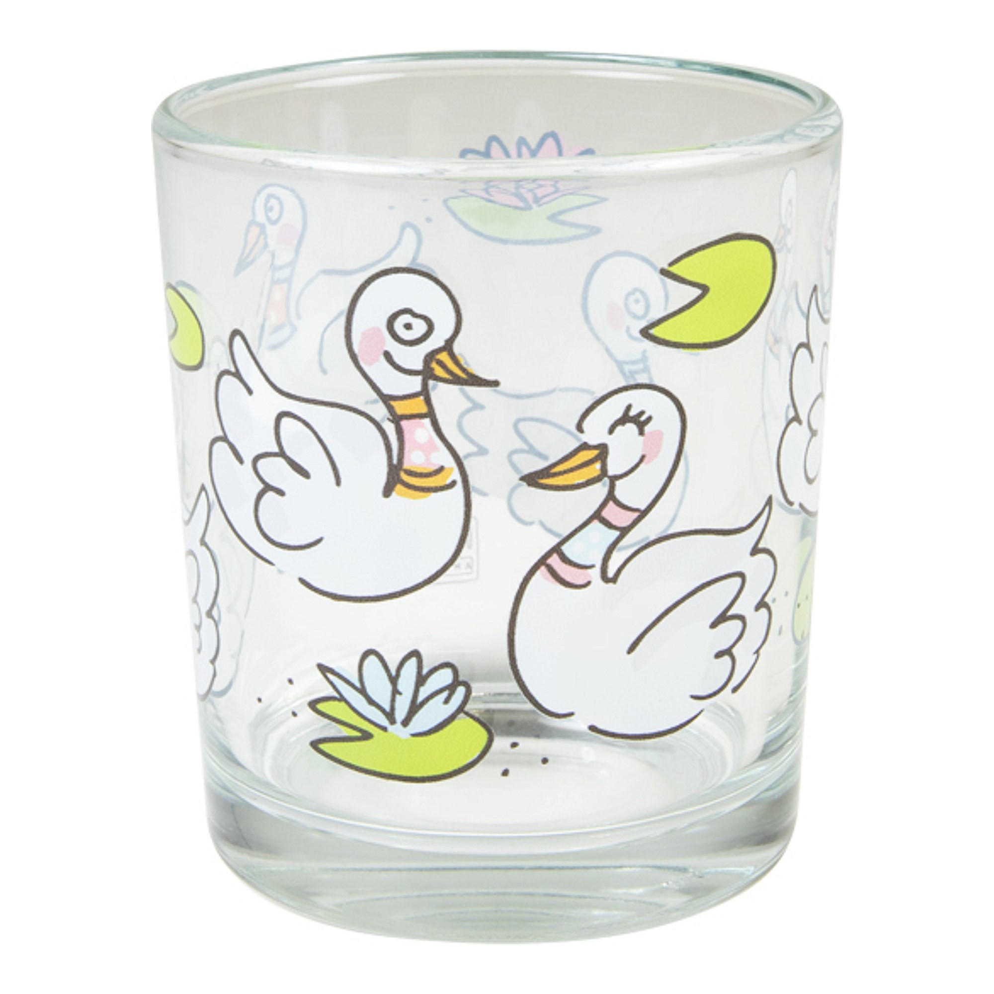 SAFTGLAS Efteling Die Sechs Schwäne in Bunt - 200 ml - Multicolor, Glas (0.2L) - Blond Amsterdam