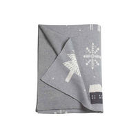 WINTER WOHNDECKE SCANDINAVIAN - Grau, Textil (130/170cm) - Tom Tailor