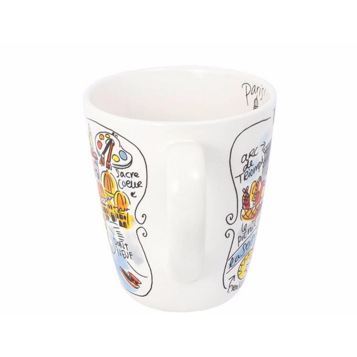 BECHER Paris in Bunt - 350 ml - Multicolor, Keramik (0.35L) - Blond Amsterdam