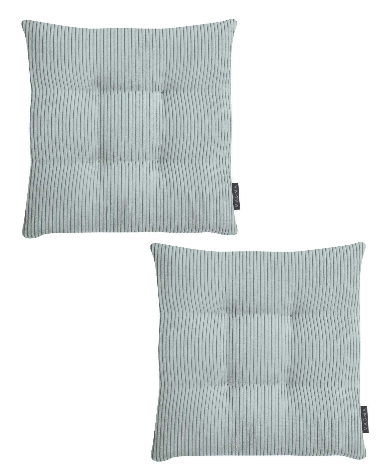 STUHLKISSEN 2er Set Inga - Mintgrün, Textil (35/35/5cm) - Magma Heimtexx