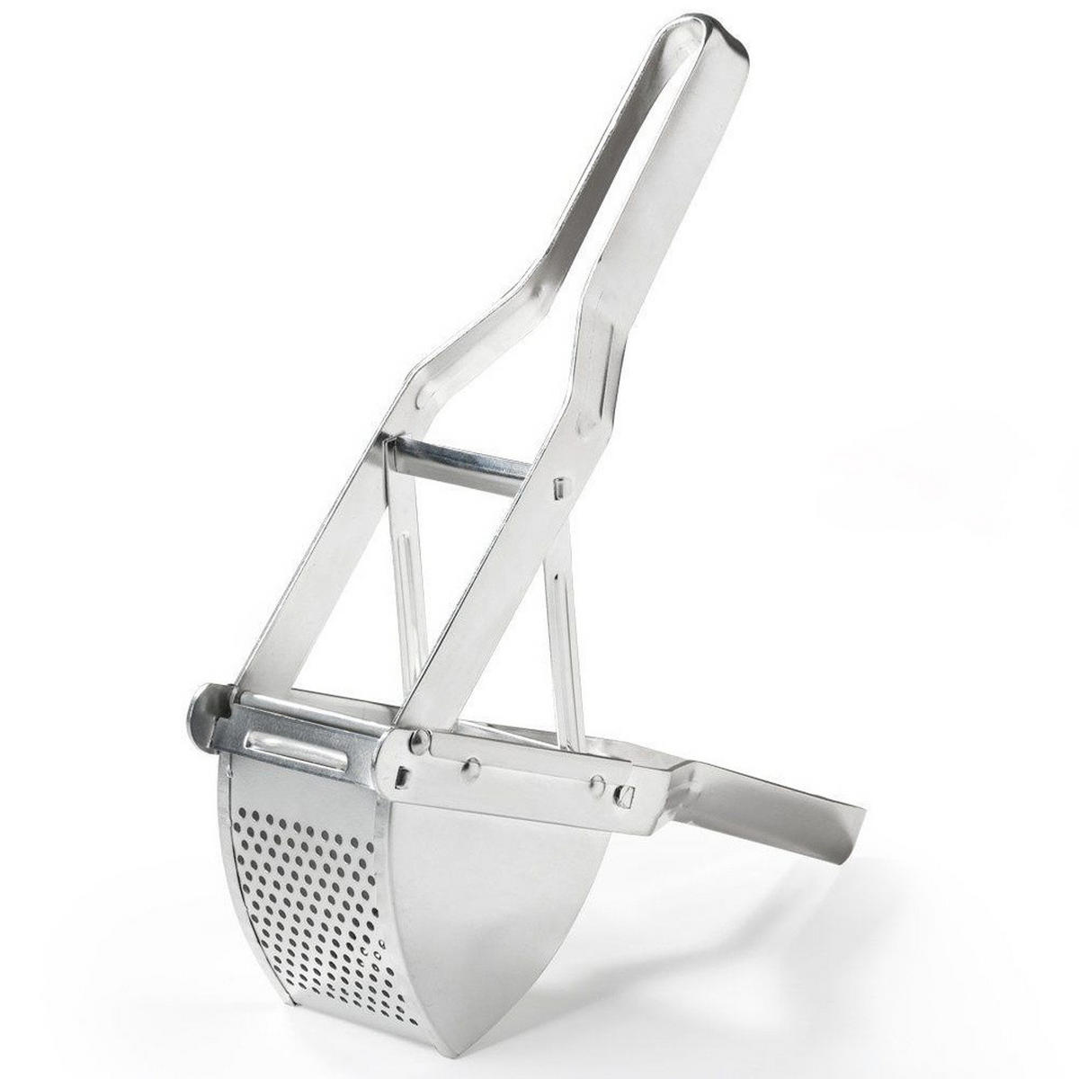 STAHL-KARTOFFELPRESSE 30 cm Silber - Silberfarben, Metall (12/30cm) - Orion 