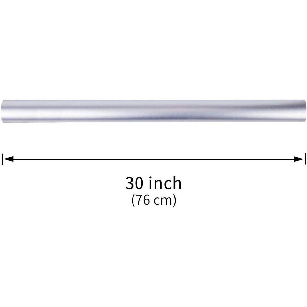 GESCHENKPAPIER Silber Metallic 76 cm x 10 m - Silberfarben, Papier (4/4/76cm)
