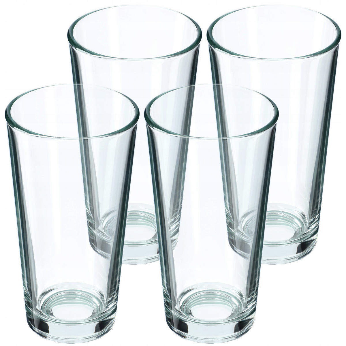 KADAX 4x Gläser 340ml für Getränke Getränke Wasser Glas Set Set - Transparent, Glas (0.34L) - KADAX
