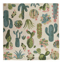 OUTDOORTEPPICH Rosetta 180x180 cm - Weiß, Textil (180/180cm) - Gino Falcone