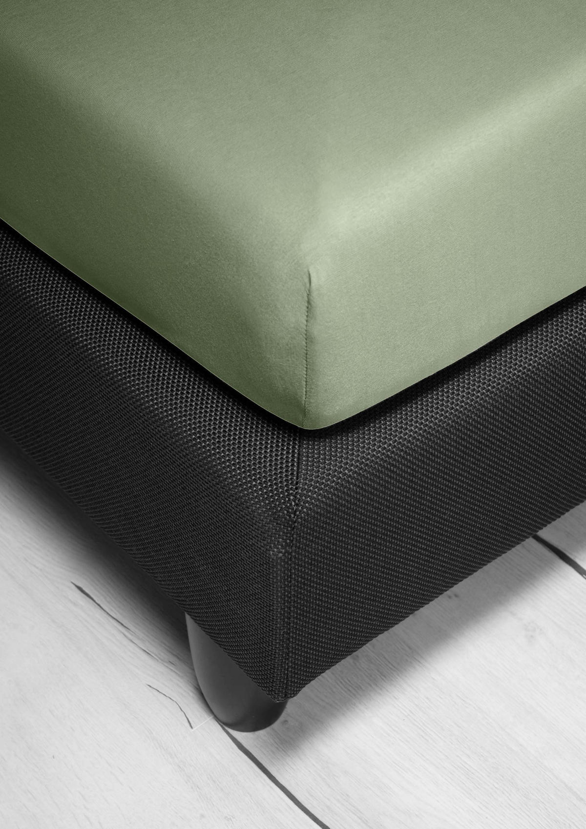 SPANNBETTTUCH VESUV 0012 - Grün, Textil (100/200cm) - Irisette