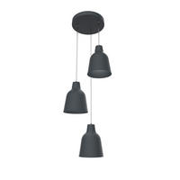 HÄNGELEUCHTE Dong Komposition - Anthrazit, Metall (35/35/22cm) - Lumicom