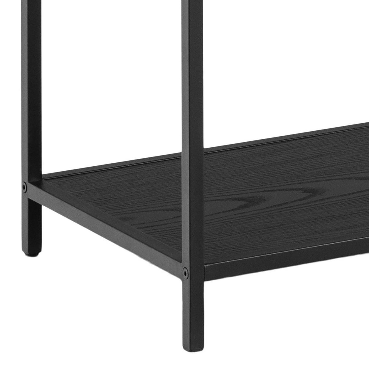 STUFENREGAL - Eichefarben, Holzwerkstoff/Metall (135/150/35cm) - home24