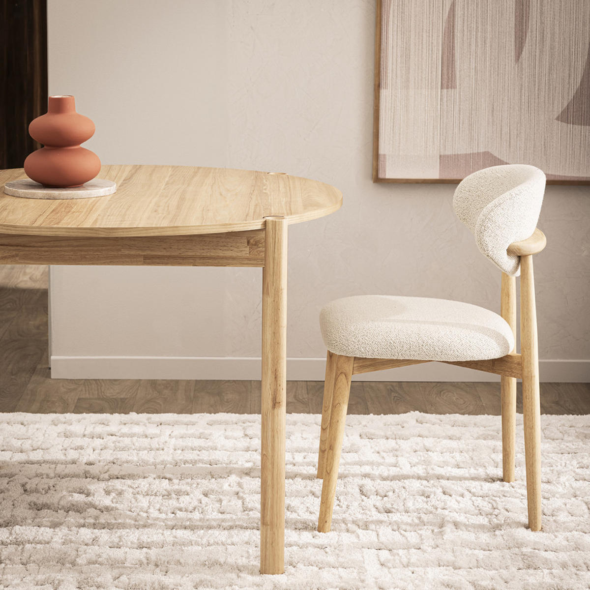 ESSTISCH - Klares Holz - Eschefarben, Holz (100/100/75cm) - Drawer