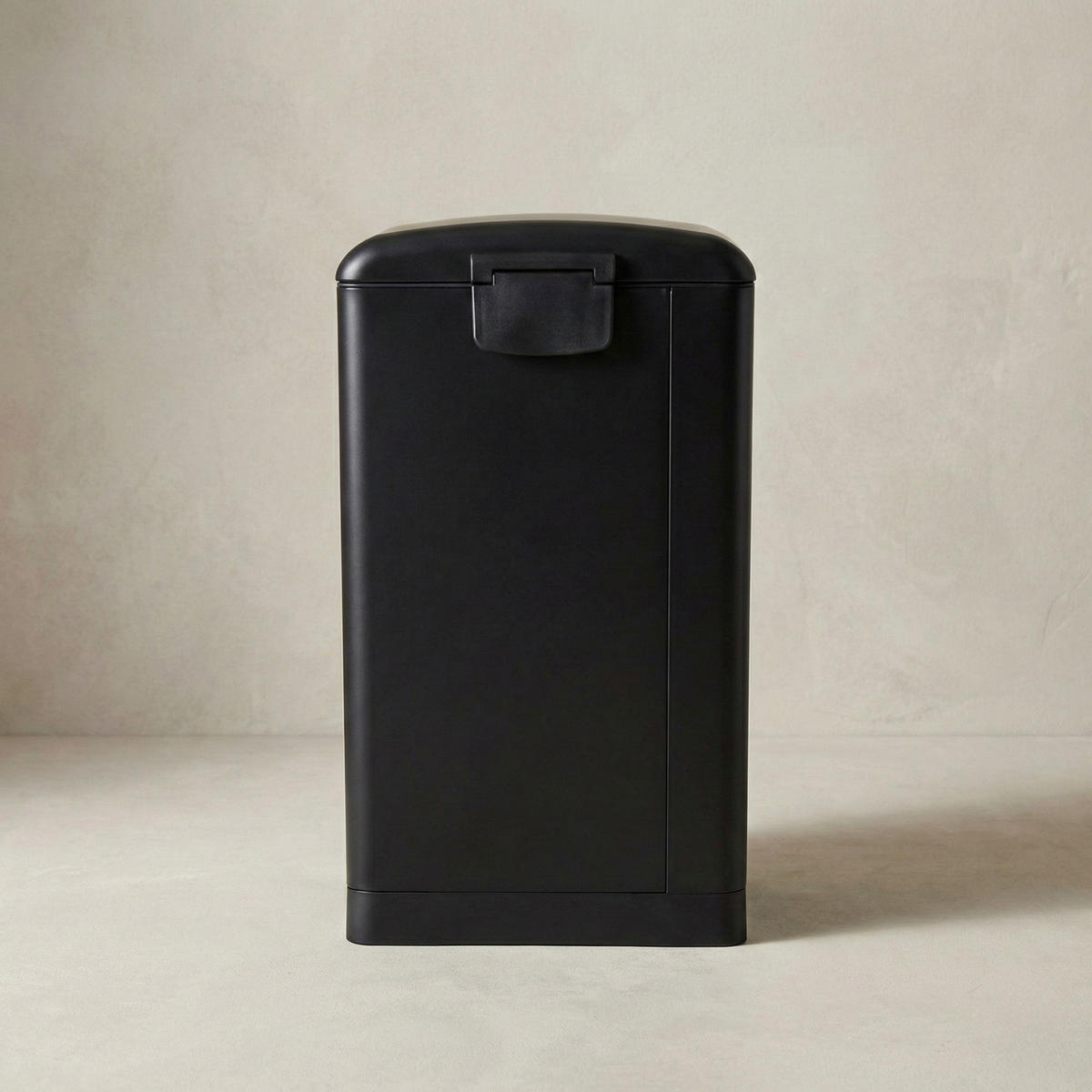 MÜLLBEHÄLTER mit Pedal Myk 30 l 35/32/61 cm - Schwarz, Metall (32/61/35cm) - NUXIO