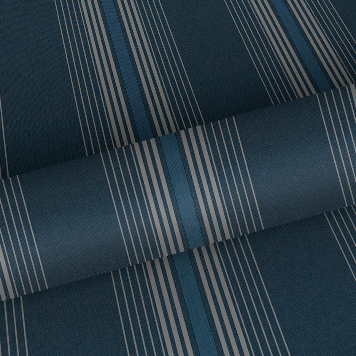 TAPETE Streifen 53 cm x 10 m - Blau, Papier (53/1000cm) - Sanders & Sanders