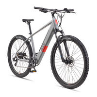 E-BIKE Mountainbike Aufsteiger M921 | Für Damen u. Herren | 468 Wh | Heckmotor | 7-Gang-Kettenschaltung | 29 Zoll - Grau, Metall (114.6cm) - Telefunken