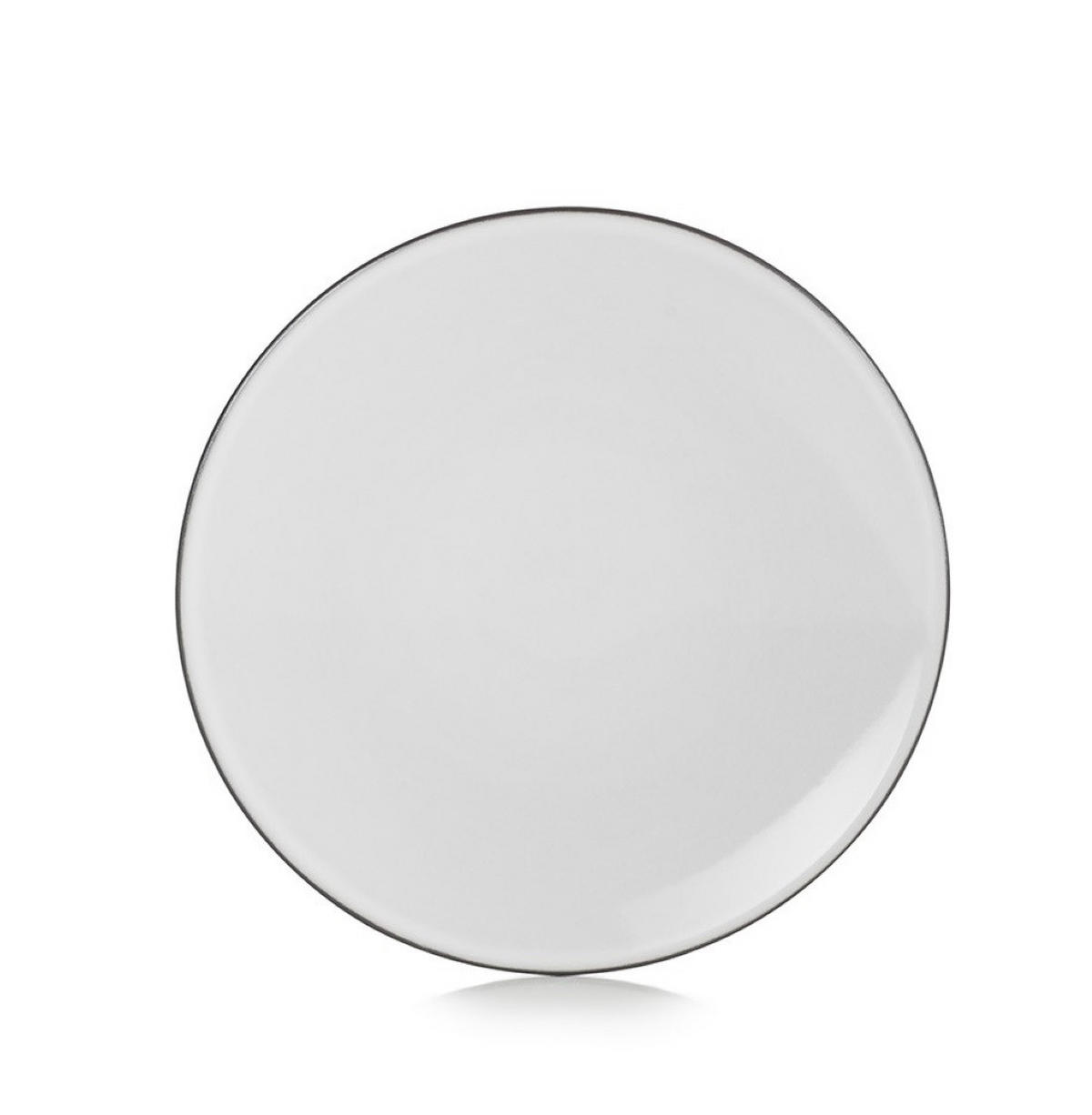 TELLER / BROTTELLER FLACH EQUINOXE 16 cm Weiss Kumulus - Weiß, Keramik (16cm) - Revol Porcelaine France