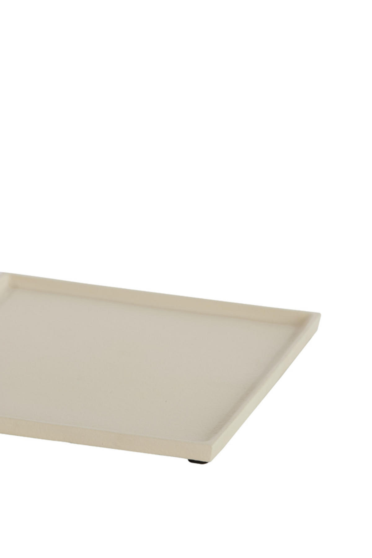 SCHALE Maes Weiß 39,5/39,5/1,5 cm - Weiß, Metall (1.5cm) - Light & Living