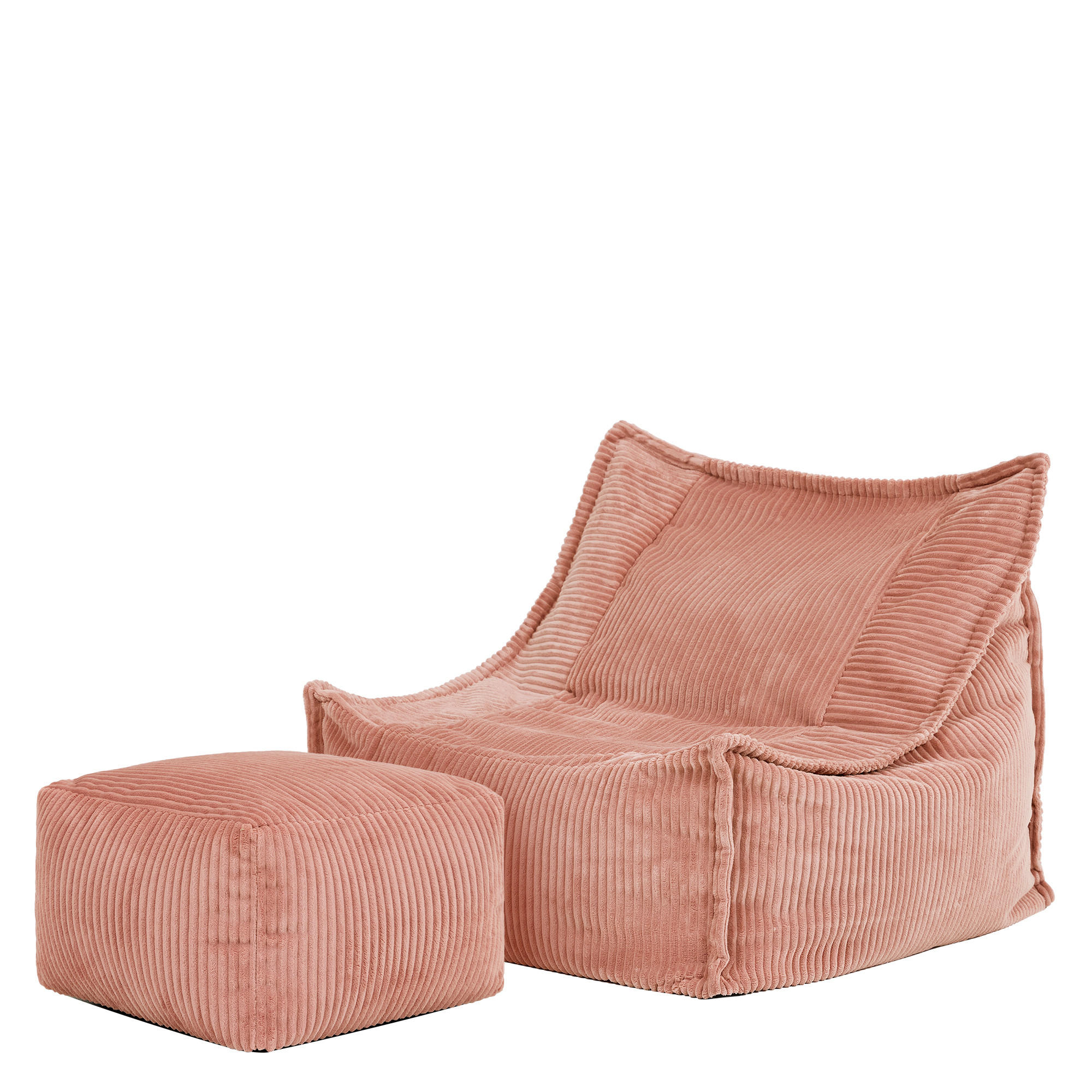 KINDERSITZSACK mit Hocker Alto - Pink, Textil (67/60/67cm) - icon