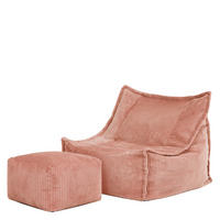KINDERSITZSACK mit Hocker Alto - Pink, Textil (67/60/67cm) - icon