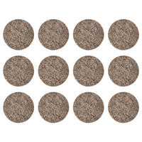 UNTERSETZER (12er Set) Felto - Taupe, Kunststoff (10/10cm) - BUTLERS
