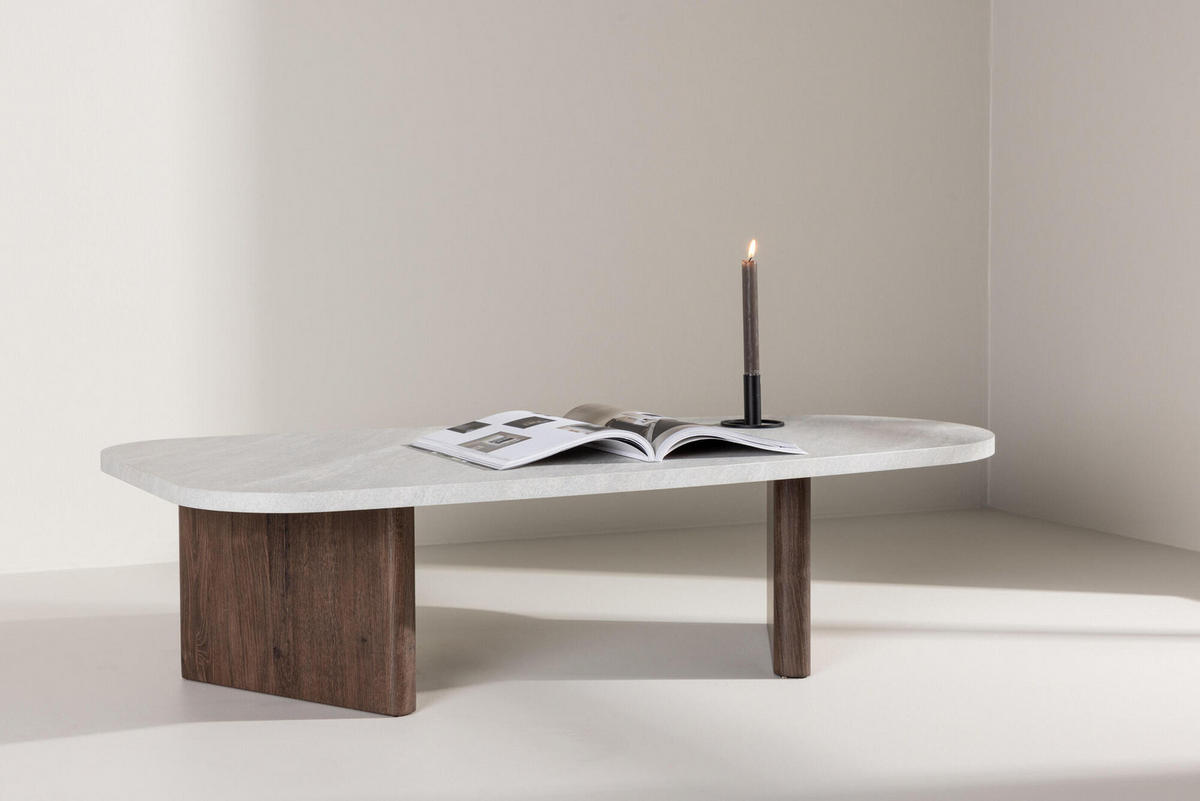 COUCHTISCH GRONVIK Braun 65x130x32 cm - Braun, Holzwerkstoff (130/65/32cm) - FURNLUX