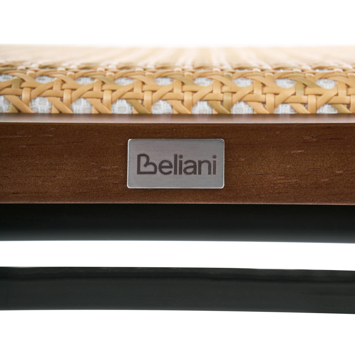 ESSZIMMERSTUHL 2er-Set Polyrattan Braun Corvallis - Braun, Kunststoff (48/83/58cm) - Beliani