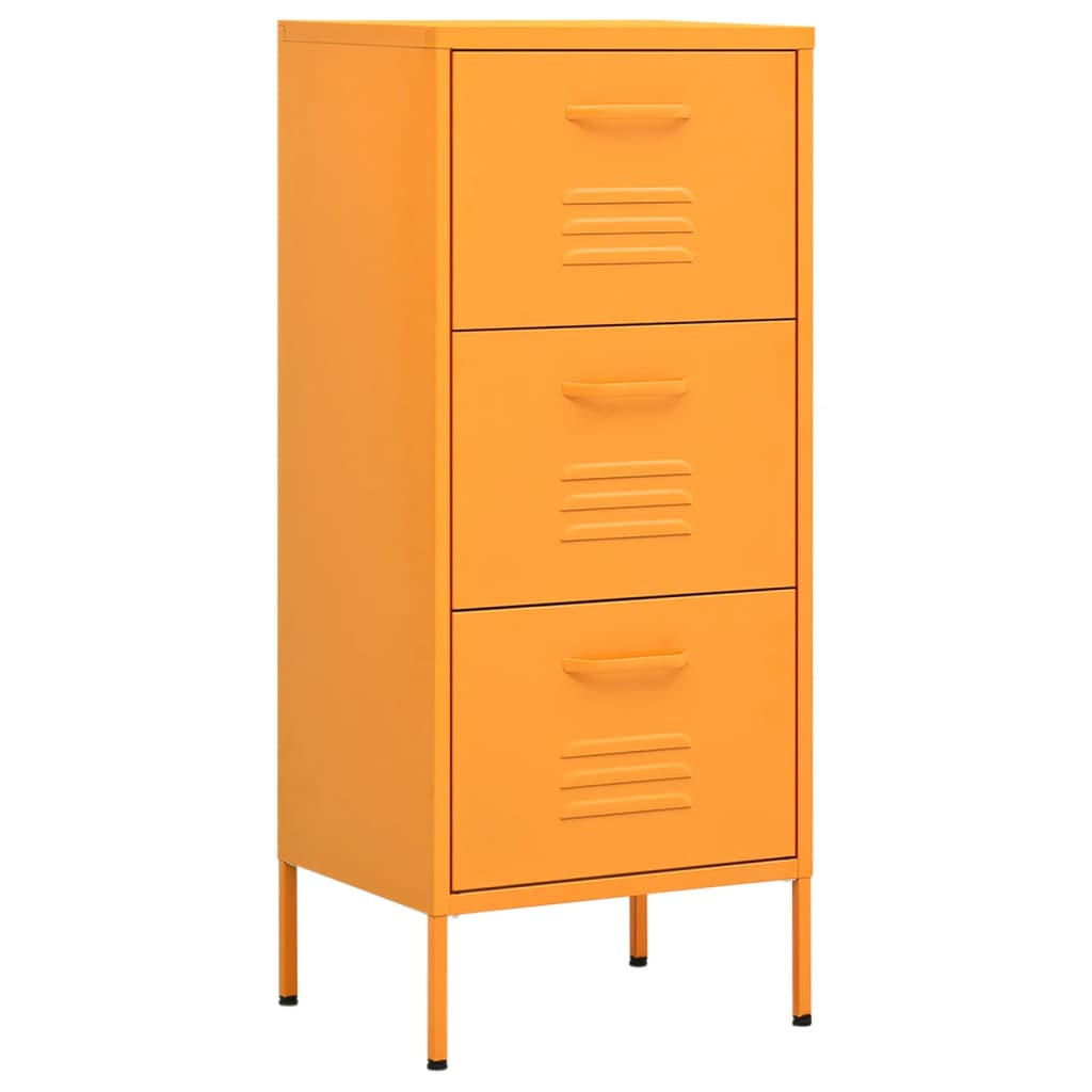 vidaXL Lagerschrank Gelb 42.5x101.5x35 cm