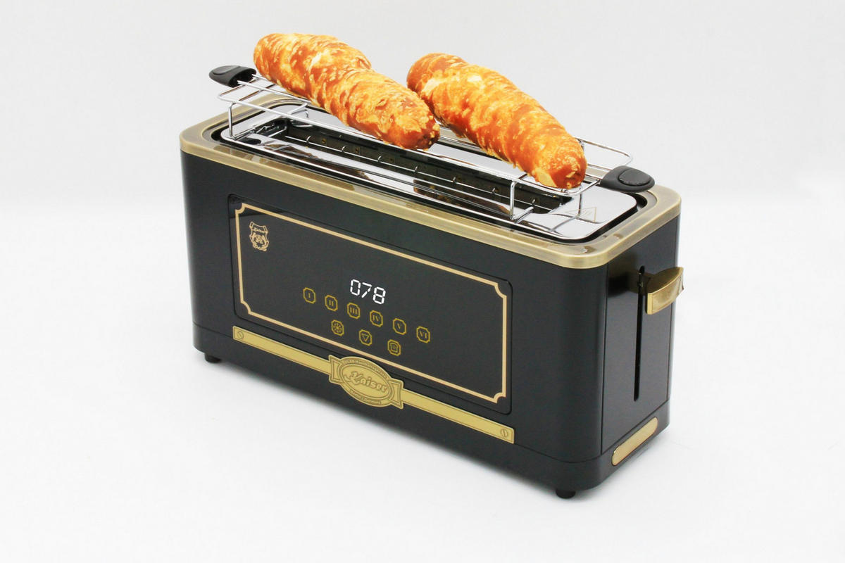 TOASTER T 4000 Em, Anthrazit, 6 verschiedene Toaststufen - Anthrazit, Metall (38.5/18.5/13.1cm) - Kaiser Küchengeräte