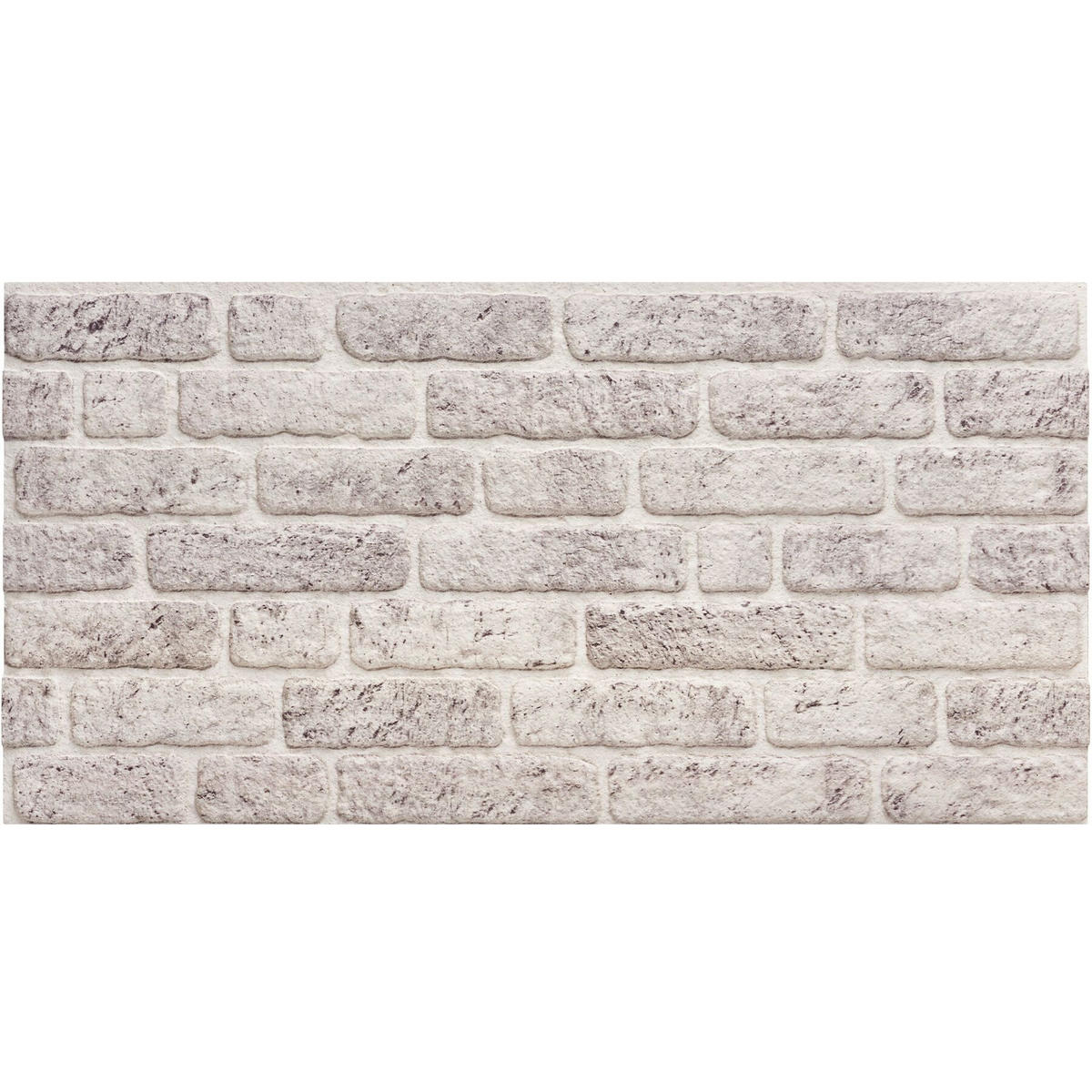 3D-WANDPANEELE , 100 x 50 x 2 cm, 5 m² Abdeckungsfläche, flexibel zuschneidbar, Backstein steingrau - Grau, Kunststoff (50/2/100cm) - tectake