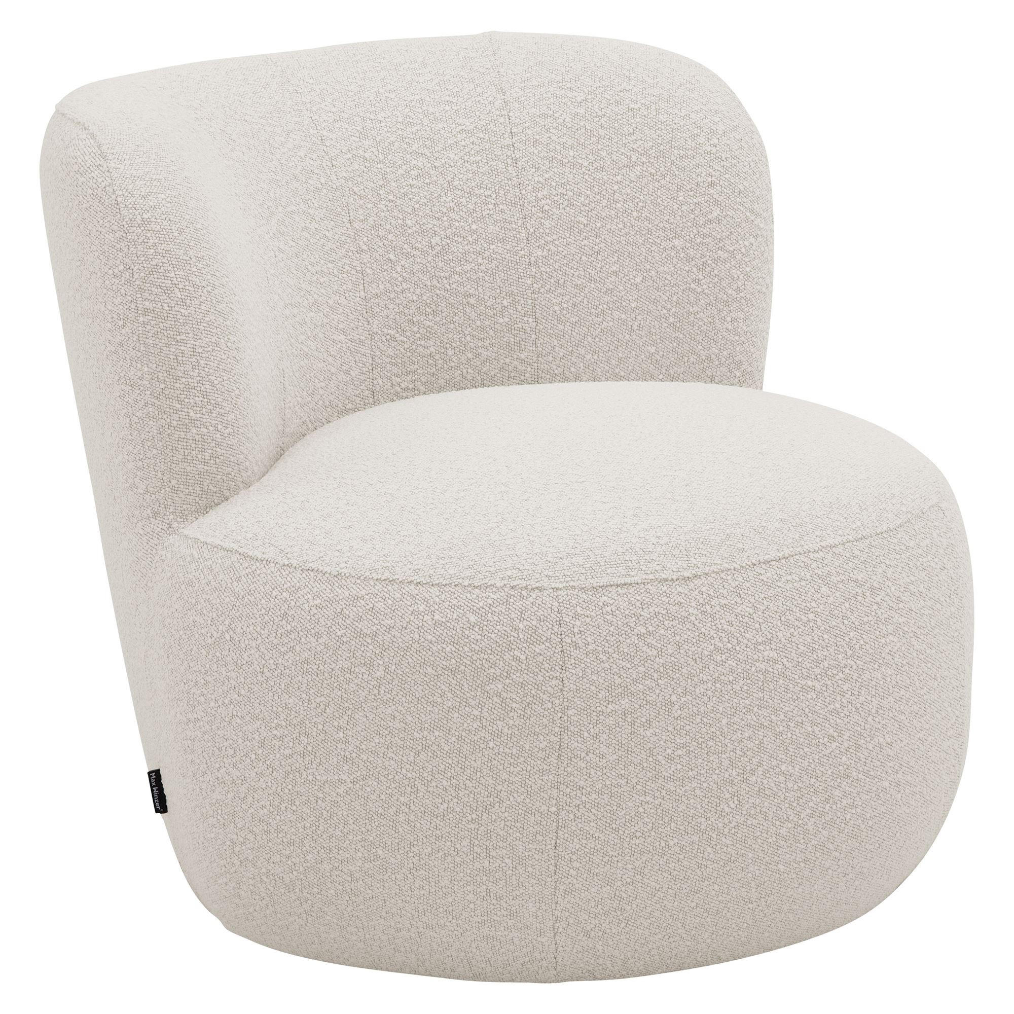 POLSTERSESSEL Katuscha Bouclé-Gewebe creme - Creme, Kunststoff (79/75/82cm) - 58aufmkessel