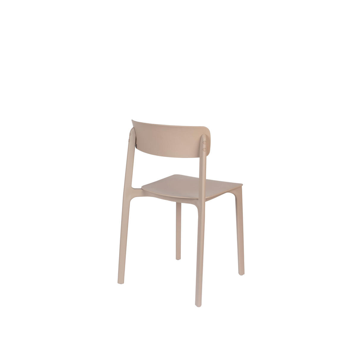 GARTENSTUHL Clive Hellbraun - 4 er Set - Braun, Kunststoff (48/79/47cm) - Housecraft Living