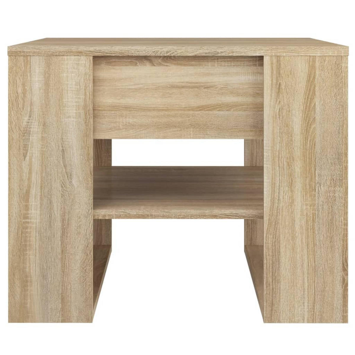 COUCHTISCH Sonoma-Eiche 55,5x55x45 cm Holzwerkstoff - Braun, Holzwerkstoff (55.5/55/45cm) - furnicato