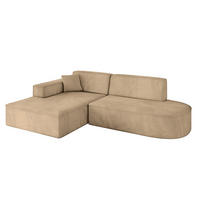 ECKSOFA Ottomane Links IREA-L1-v4 - 234x171x79 cm Beige - Beige, Holzwerkstoff/Textil (234/171cm) - ALTDECOR