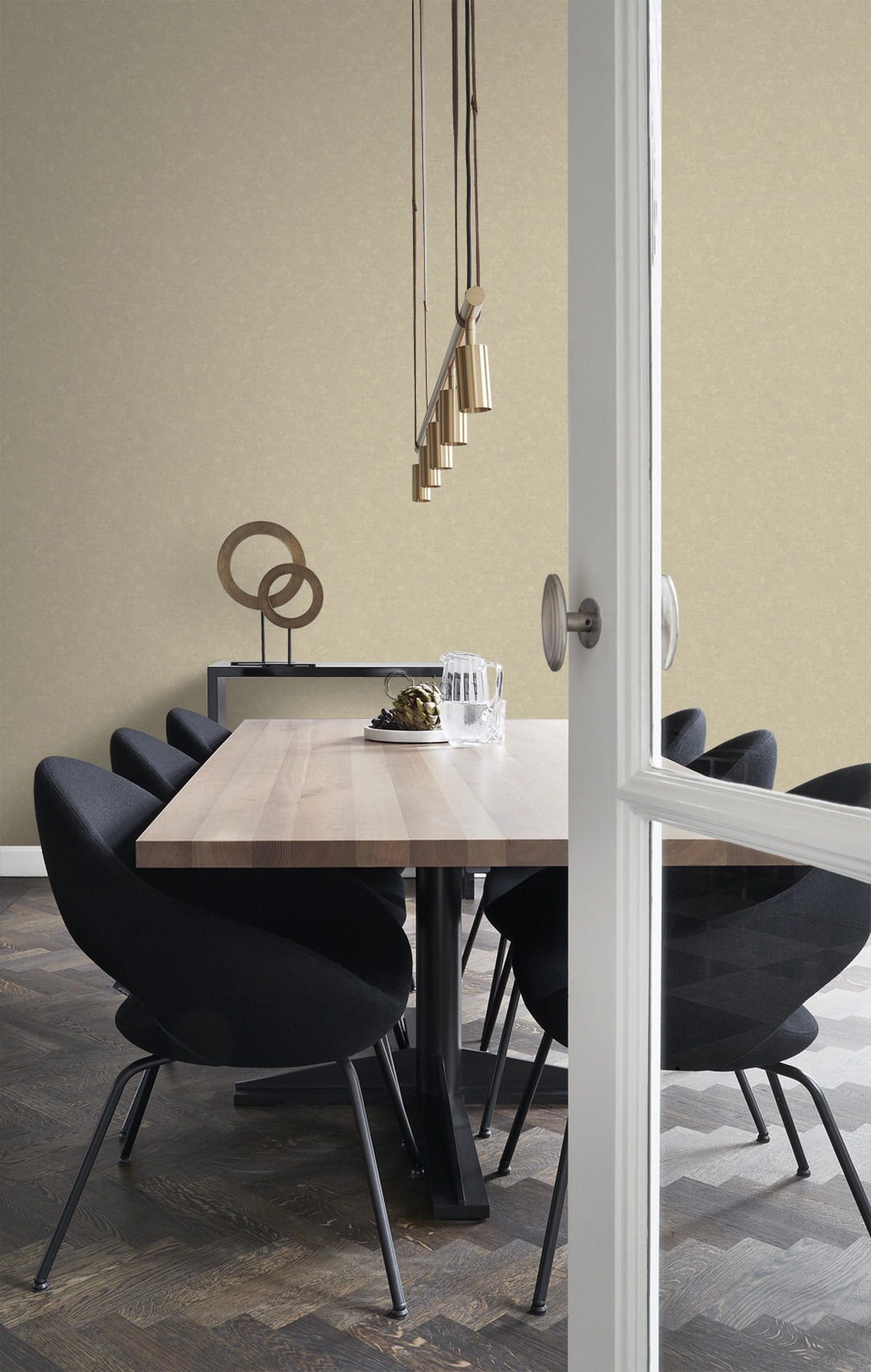 TAPETE Uni 53 cm x 10.05 m - Gelb, Papier (53/1000cm) - Origin Wallcoverings