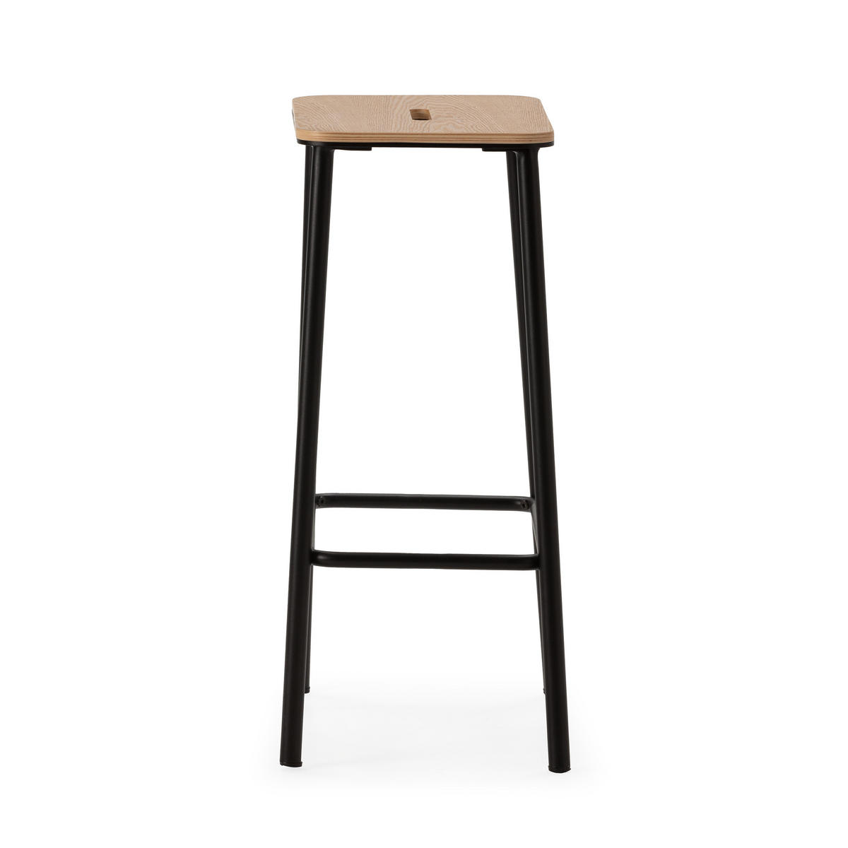 BARHOCKER Abba Schwarz 30/42/65 cm 2er-Set - Schwarz, Holz (42/65/30cm) - Drawer