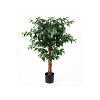 DEKOPFLANZE Fig Ficus 76/76/110 cm - Grün, Kunststoff (110cm) - Present Time