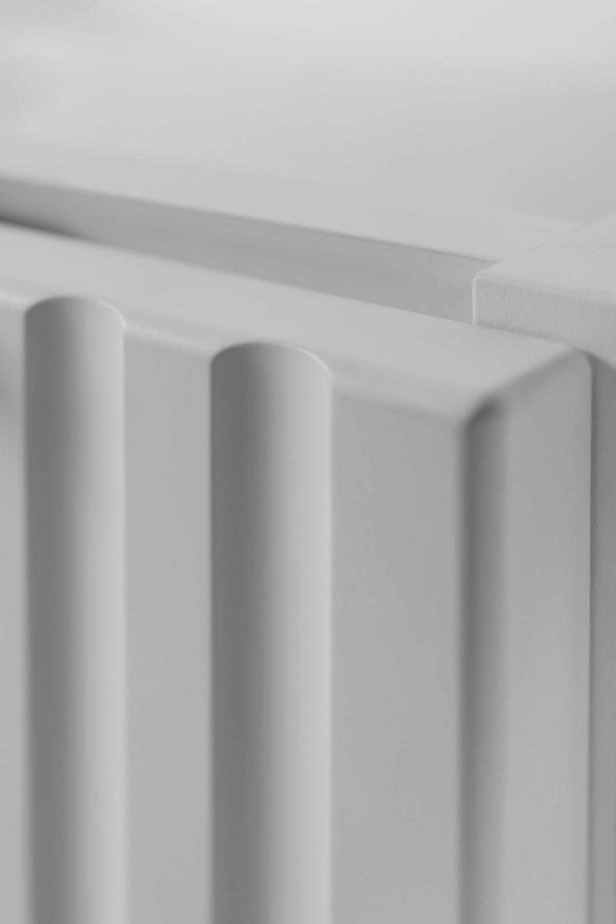 WASCHBECKUNTERSCHRANK FLOW mit Regal + Platte Weiß matt 160/57/46 cm - Weiß, Holzwerkstoff (160/57/46cm) - Rodan