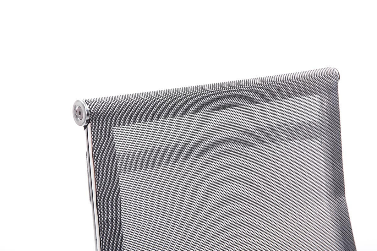 BESUCHERSTUHL Dakar Stoff Grau Konferenzstuhl Bürostuhl - Grau, Textil (55/106.5/62cm) - DELUKE